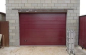 Секционные ворота Бордовый DoorHan RSD02