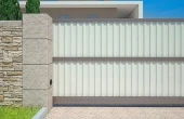 Откатные ворота DoorHan Белые